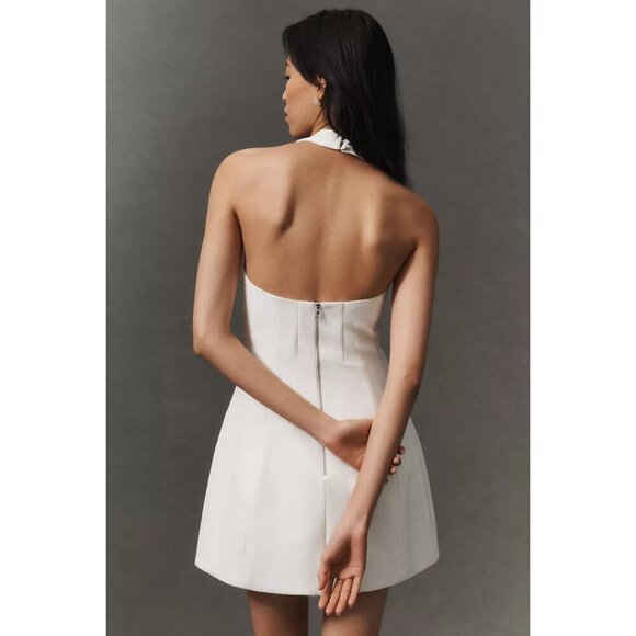 BARDOT Nevelle Hourglass Halter Dress in Orchid White Size US 2 - Picture 12 of 16